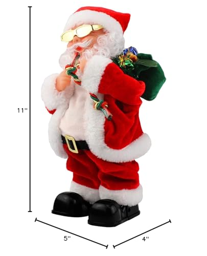 Electric Santa Claus Toy with Shaking Belly and Feet K6048