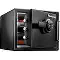 Black Fire-Resistant Waterproof Safe with Digital Keypad 0.82 Cu ft V7684
