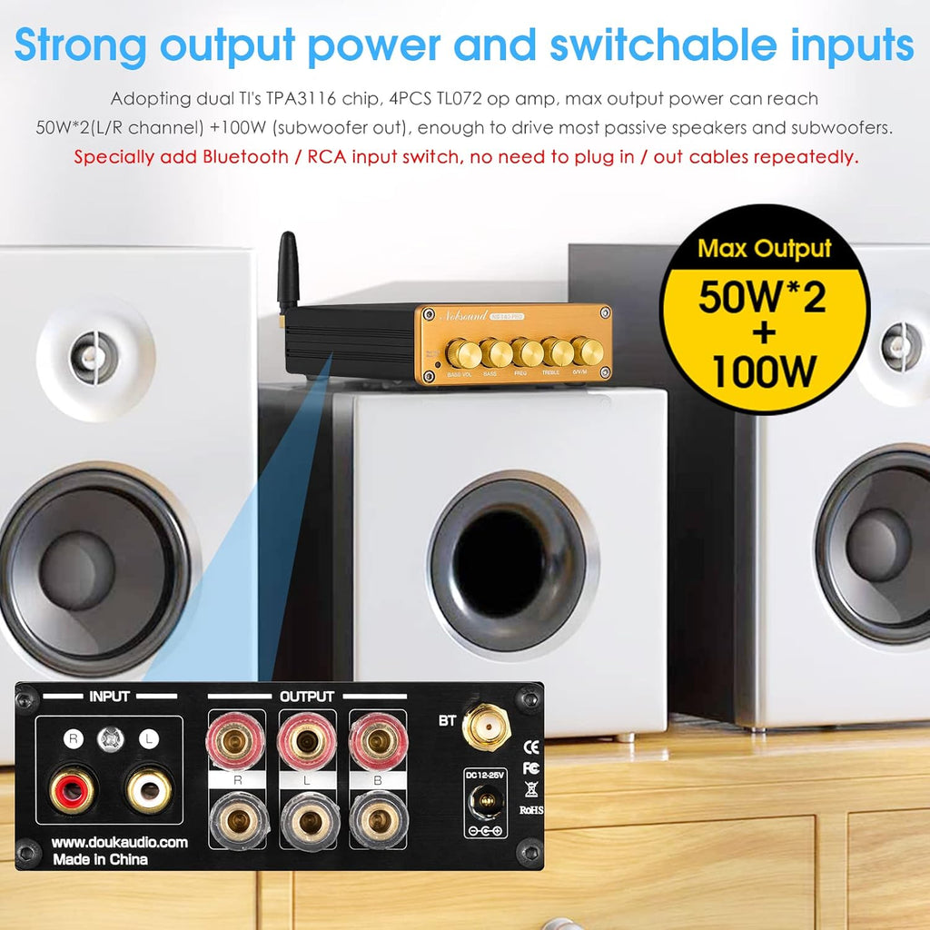 2.1 Channel Bluetooth Digital Amplifier X5218