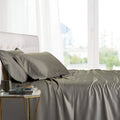 Gray California King Bamboo Viscose Sheet Set L562121