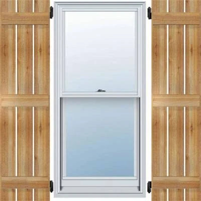 Rough Sawn Board-n-Batten Shutters C2405