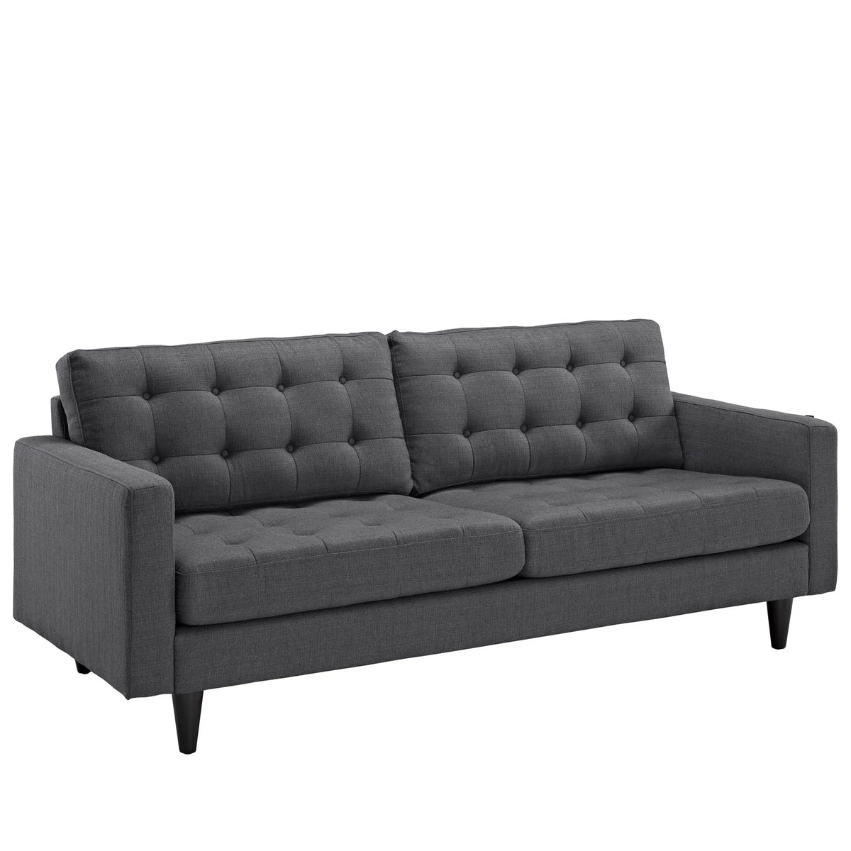 Gray Sofa and Armchairs Set of 3 B350053