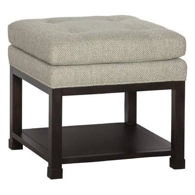20.5x22 Wide Tufted Square Ottoman with Storage F22915