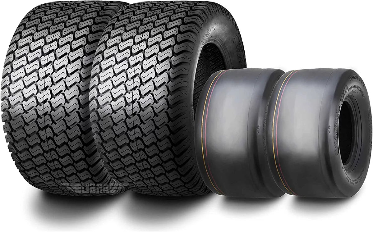 4 Set Lawn Mower Turf Tires 11x4-5 Front & 20x8-10 Rear X889