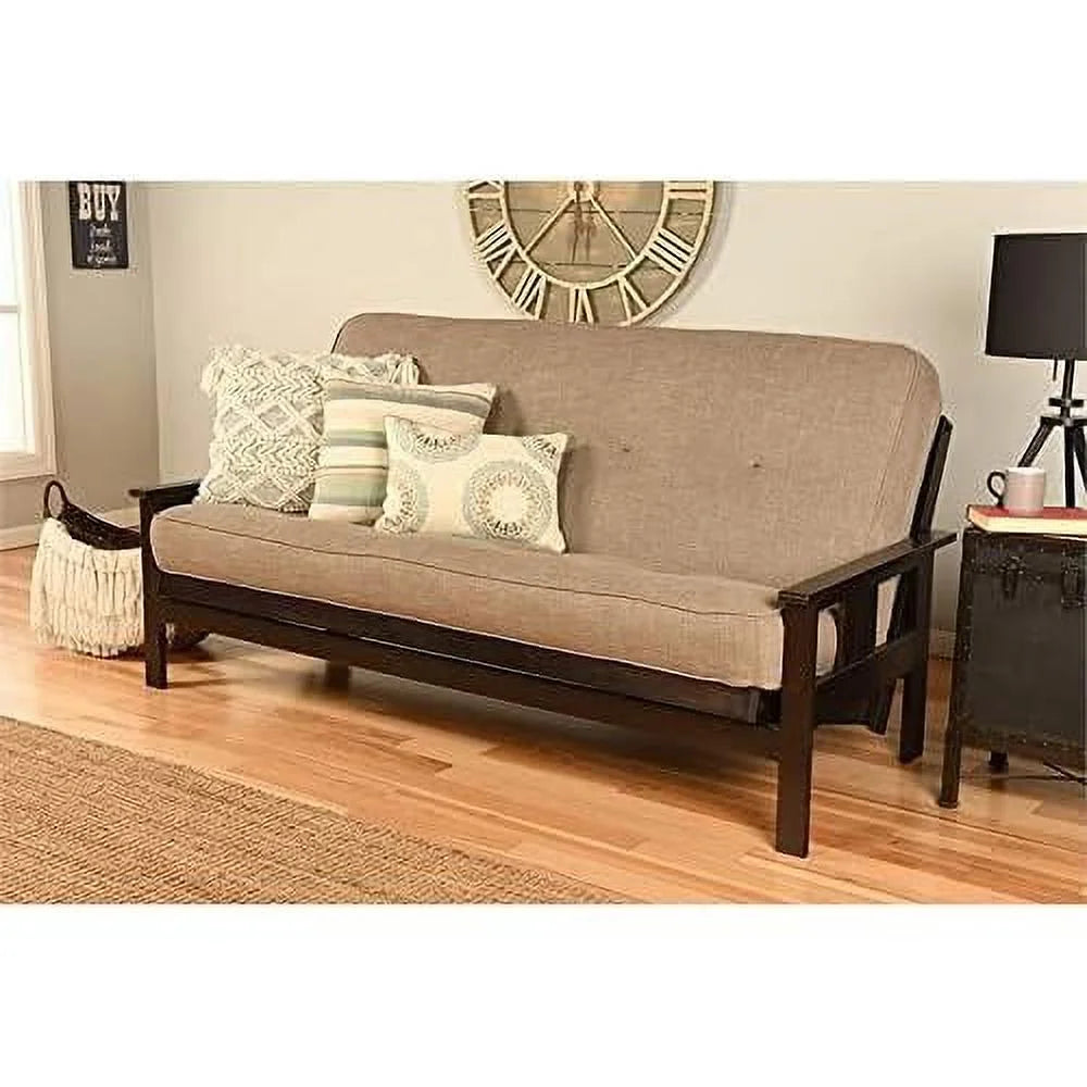 Full Size Linen Futon Mattress V9181