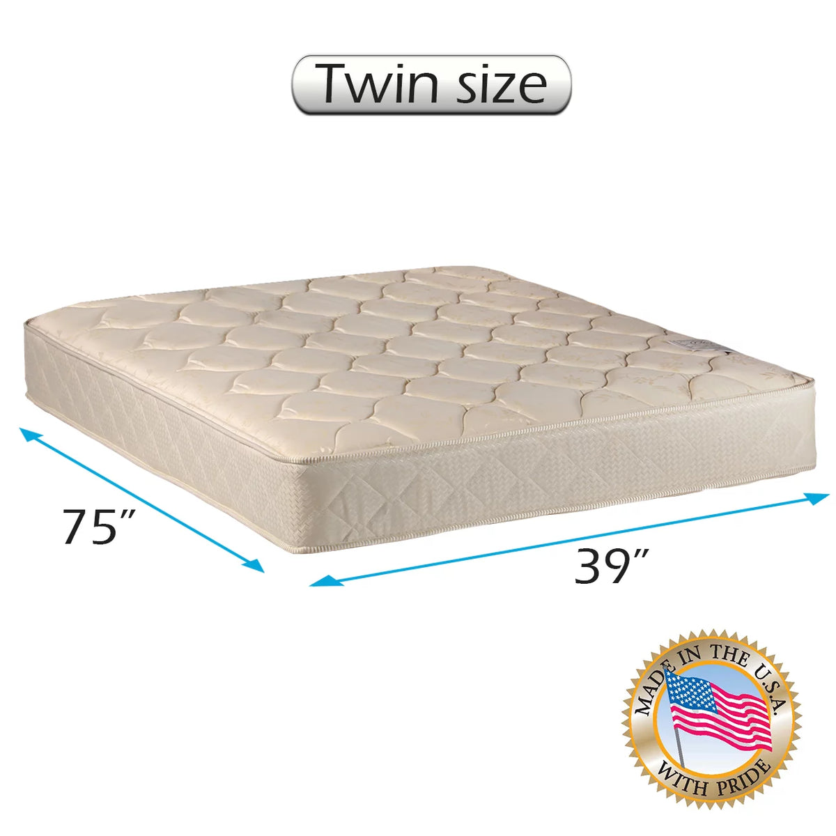 7 Gentle Firm Twin Mattress C593