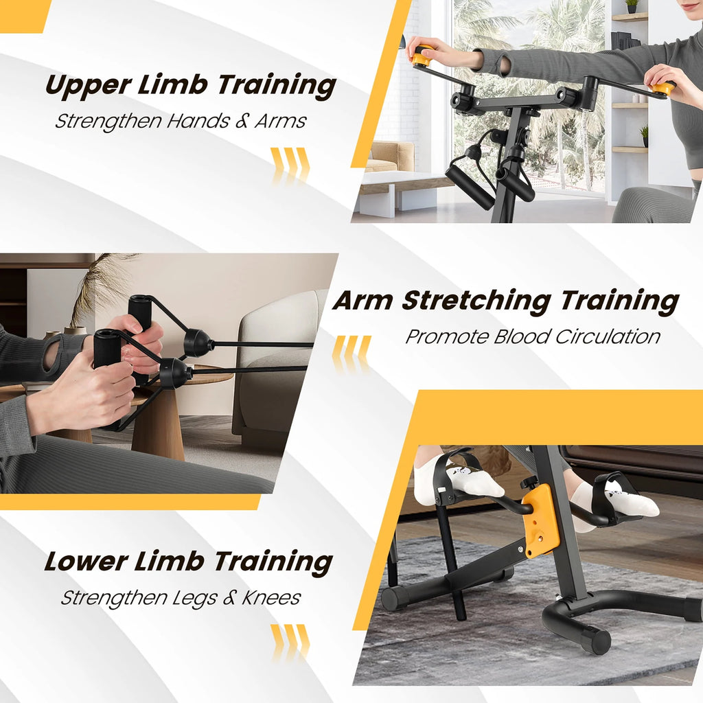 Folding Pedal Exercise Bike with Adjustable Resistance A9147