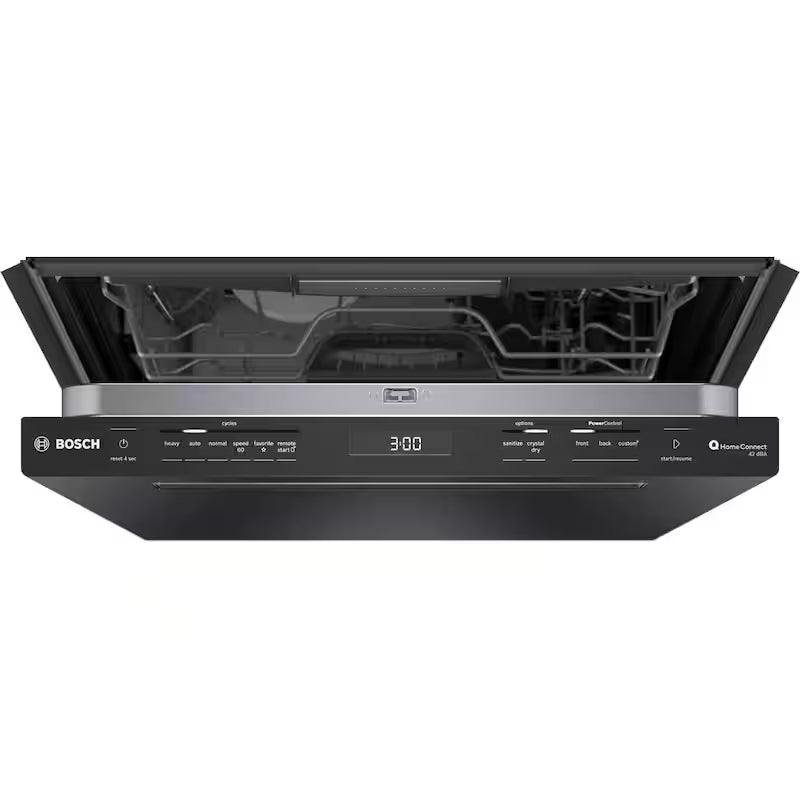 Black 24 in. Tall Tub Dishwasher with Stainless Steel Tub B8833