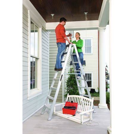 5 ft Aluminum Twin Stepladder U67891