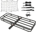 Hitch Mount Cargo Carrier with Net and Strap T88643