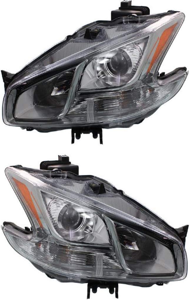 Headlight Assembly for Nissan Maxima Halogen Pair Driver and Passenger Side N642933