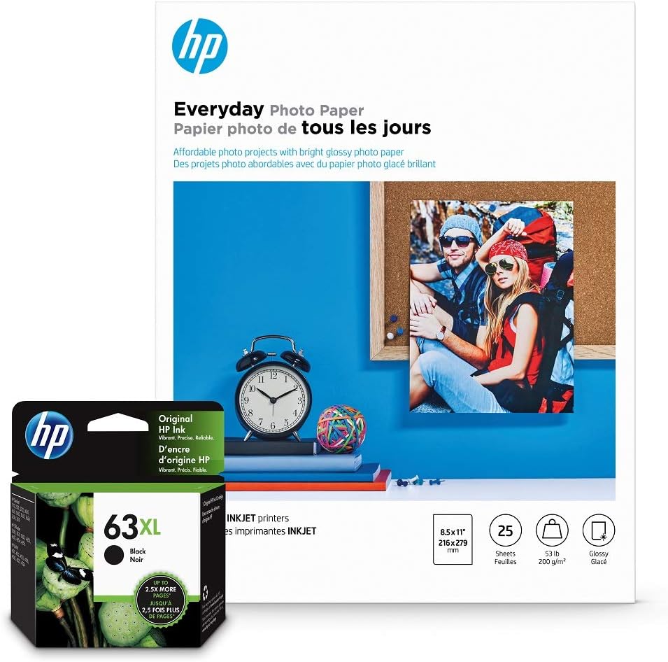 HP 63XL Black High-yield Ink Cartridge Pack of 2 Y89140
