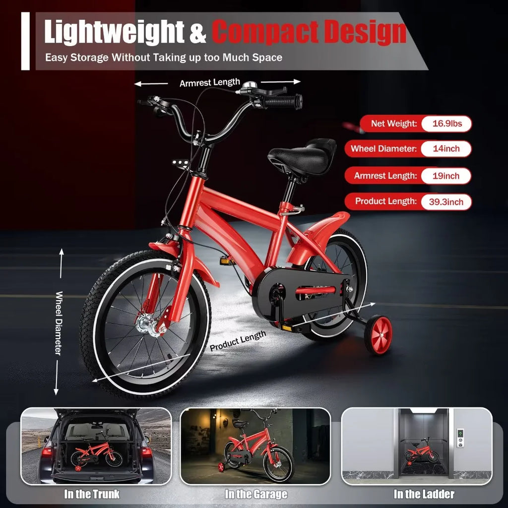14 inch Kids Bike with Training Wheels J186