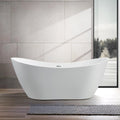 71 in. Acrylic Freestanding Bathtub in White V538