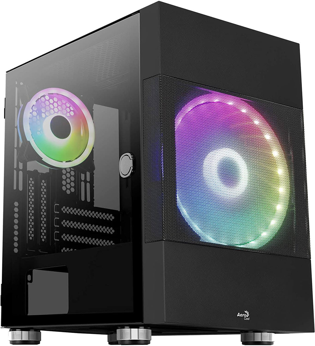 Black LED RGB Micro ATX Midtower Case O733