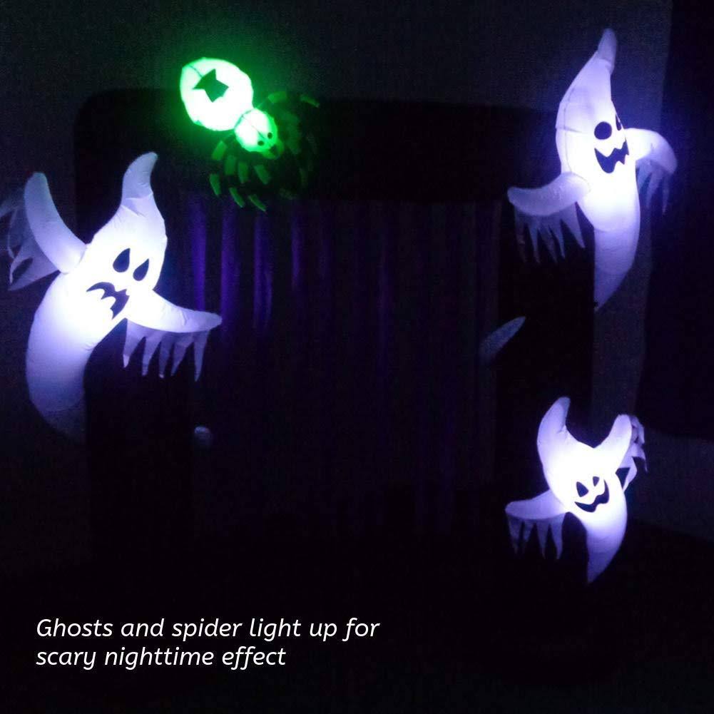 Inflatable Ghost Arch Halloween Decoration, 8 Feet Tall U35876