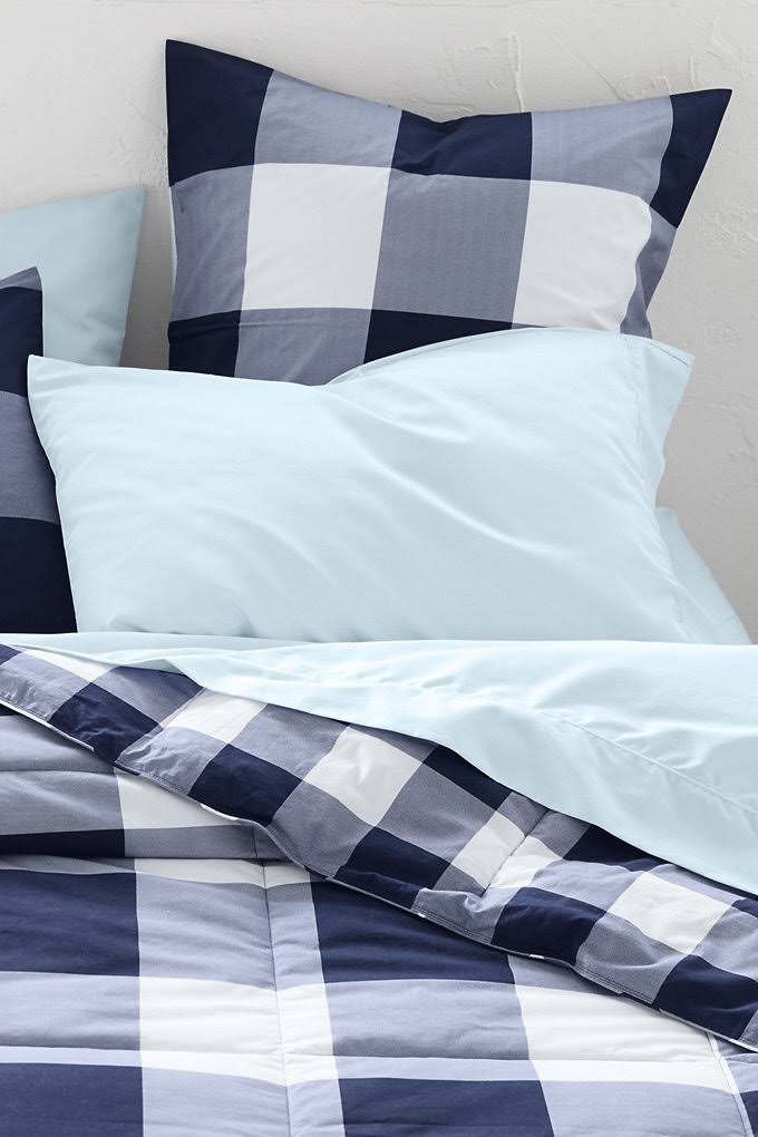 Blue 400 Thread Count Supima Cotton Sateen Sheets Z230