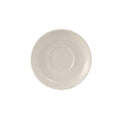 5 inch Demitasse Saucer Coupe Eggshell American White, Case of 36 Q35974