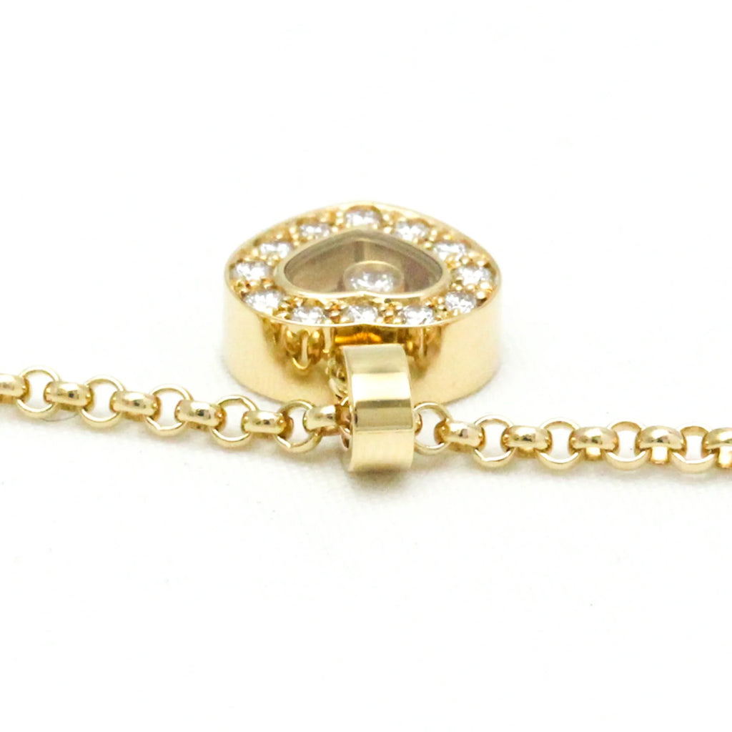 18K Yellow Gold Diamond Pendant Necklace T535671