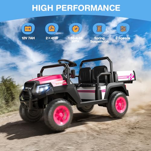 12V 2-Seater Ride on Car with Remote Control Y7971