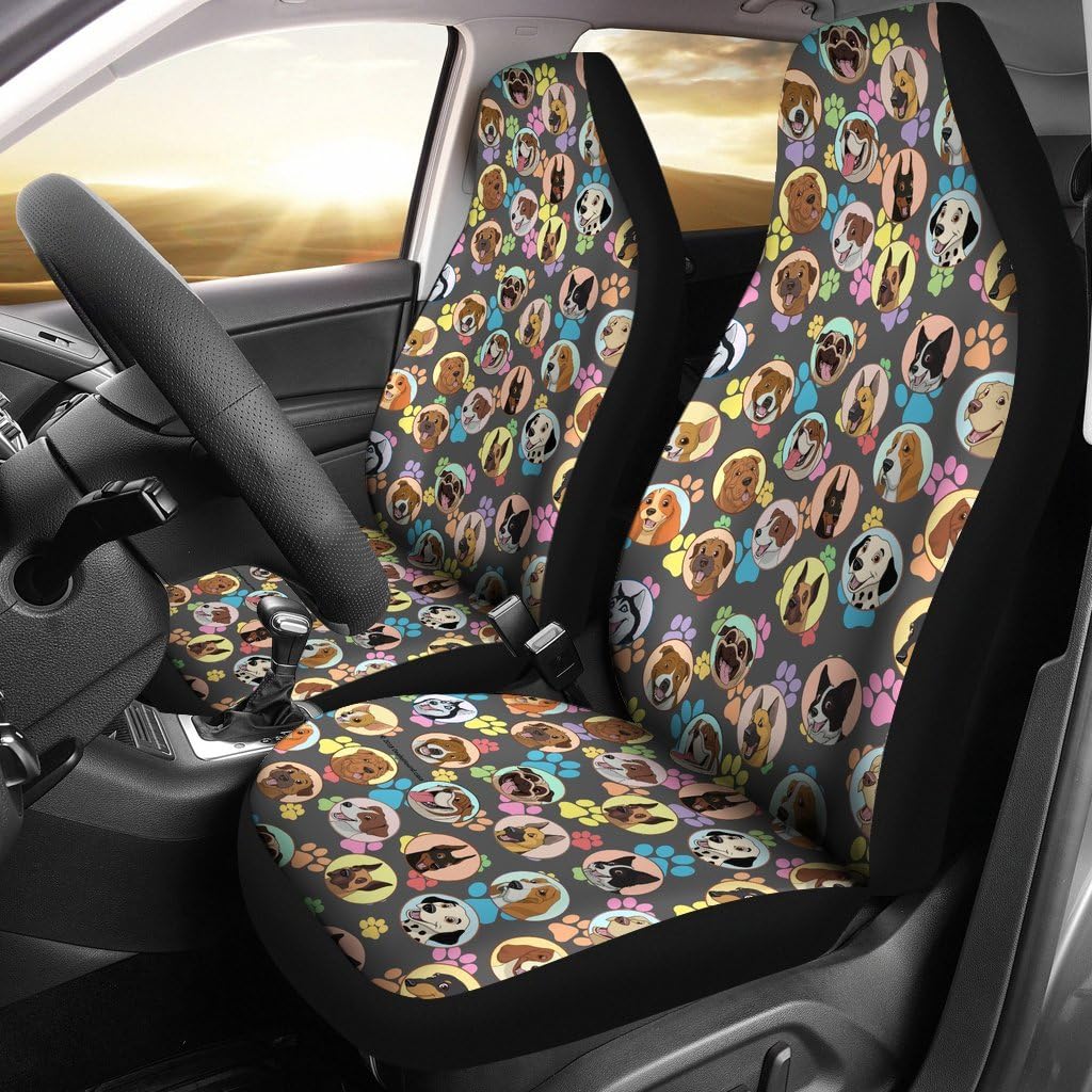 Microfiber Car Seat Covers Set of 2 F262