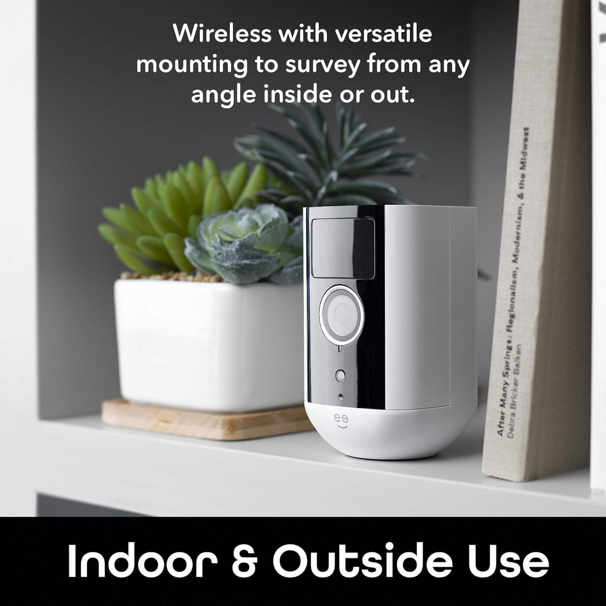 Wireless WiFi Security Camera, 1080P Night Vision, Motion Detection, 2-Way Audio P3756