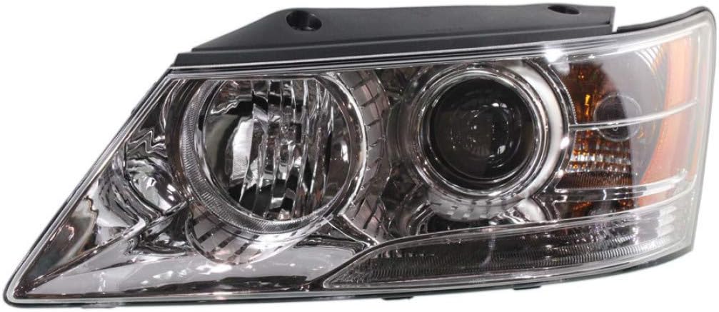 Headlight Assembly for Hyundai Sonata 2009 2010 Driver Side Halogen Z678204