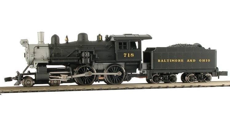 N Baltimore u0026 Ohio 4-4-0 American with Sound u0026 DCC U128991