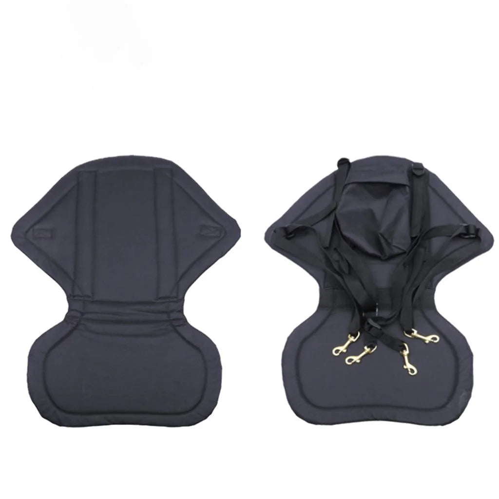 Padded Kayak Boat Seat with Storage Bag and Adjustable Straps B112
