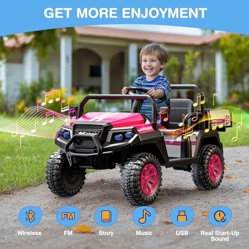 12V 2-Seater Ride on Car with Remote Control Y7971