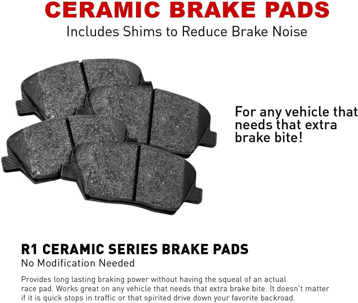 Carbon Series Cross Drilled Brake Rotors with Ceramic Brake Pads C24763