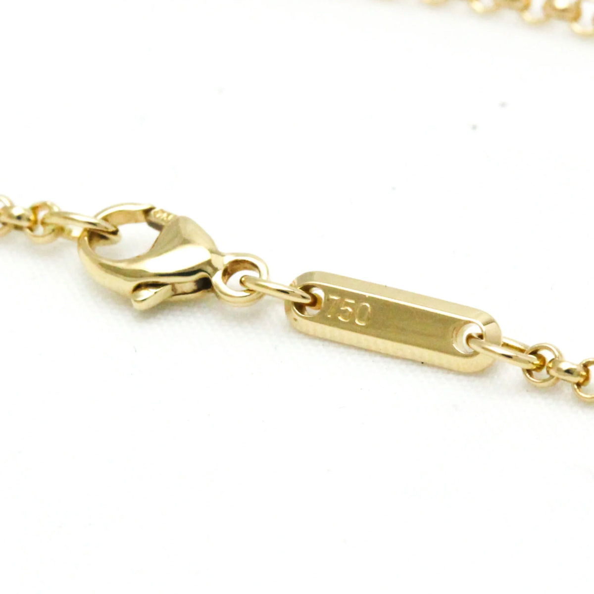 18K Yellow Gold Diamond Pendant Necklace T535671