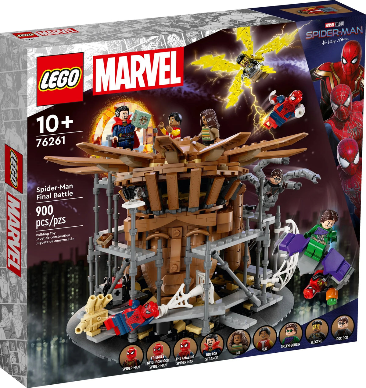 Building Toy Set with 3 Versions of Spider-Man P993