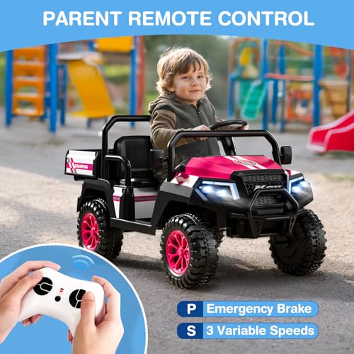 12V 2-Seater Ride on Car with Remote Control Y7971