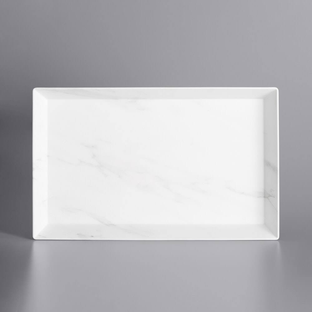 White Marble Melamine Platter K255