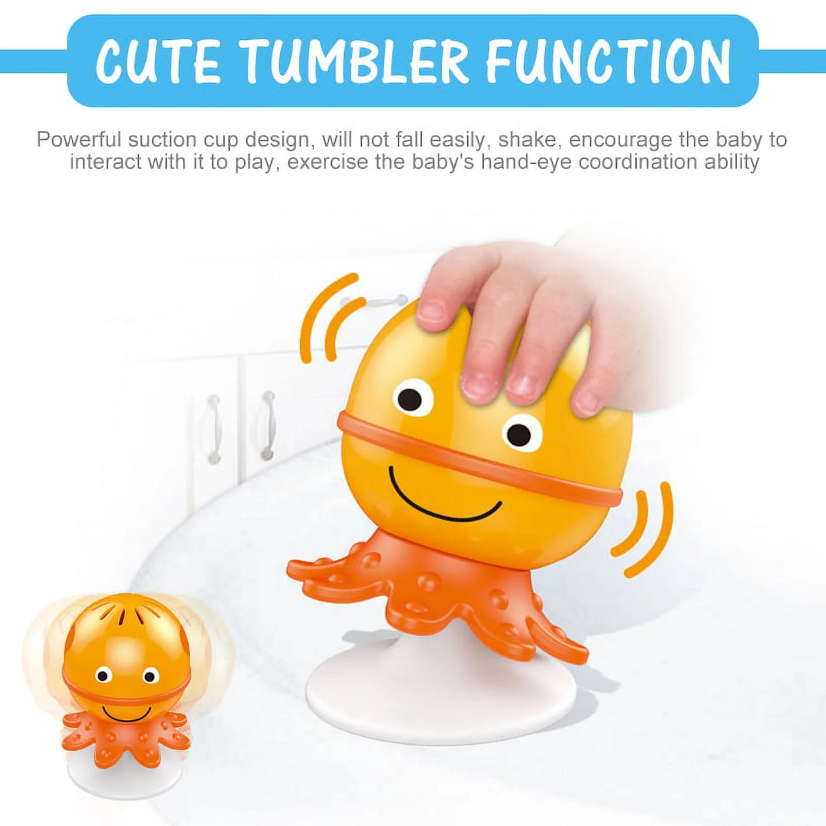3 Pack Baby Rattles Set Suction Cup Toys V640419