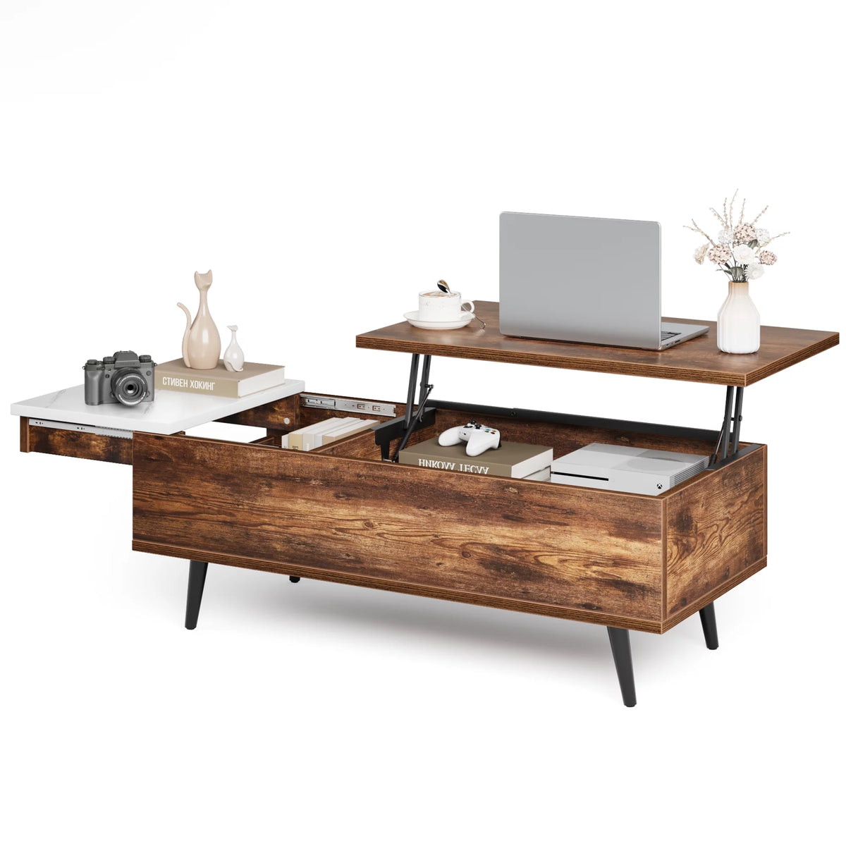 Lift Top Coffee Table with Storage Box E9640