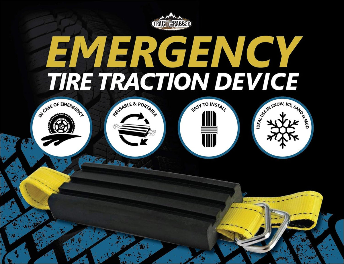 Set of 2 Tire Traction Device for Cars and Small SUVs E9144