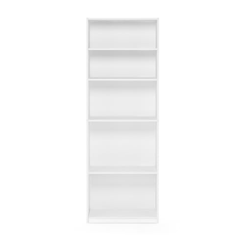 5-Shelf Black Bookcase S657972