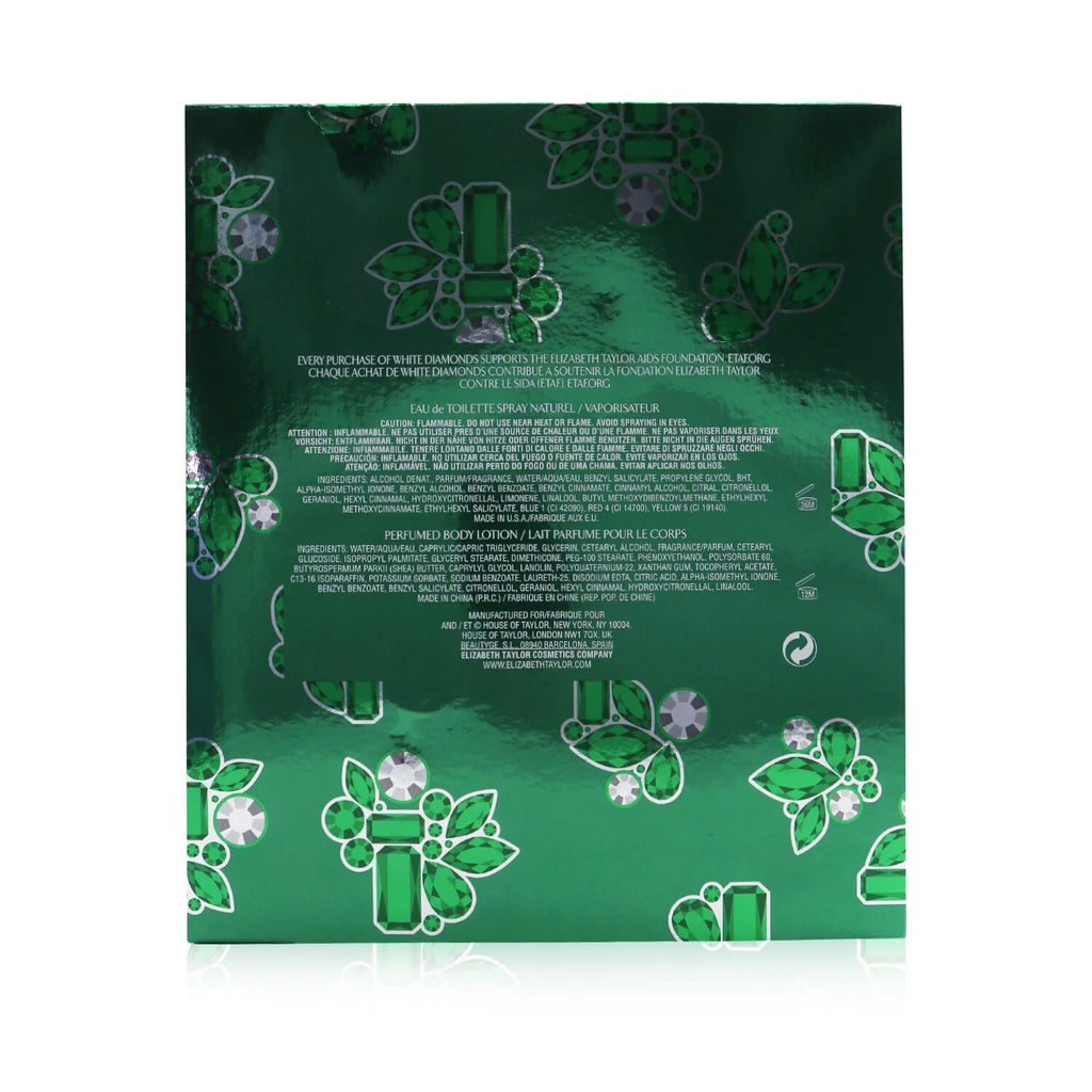 Diamond & Emerald Eau De Toilette Spray 100ml/3.3oz + Perfumed Body Lotion 100ml/3.3oz 2pcs Q128395