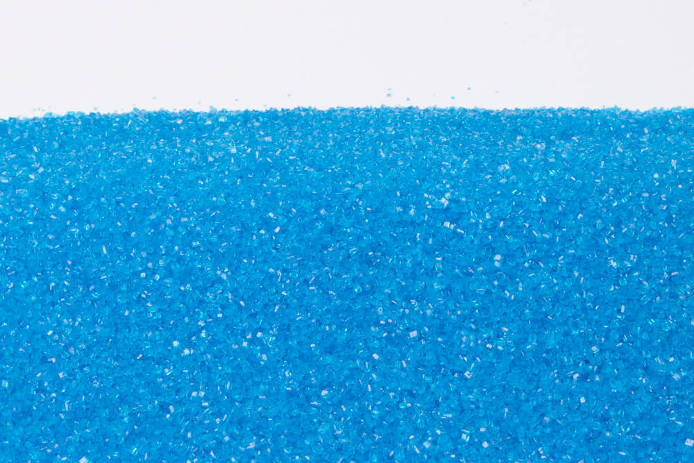 Blue Sanding Sugar (25 Pound CASE) Z354