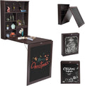 Wall Mounted Desk Fold Down Table Craft Cabinet with Storage Shelves S6585