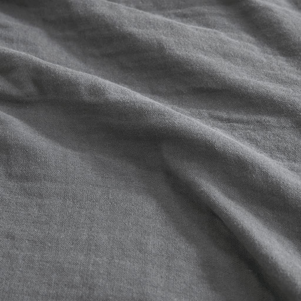 Casual Cotton Gauze Blanket with Charcoal Finish X101