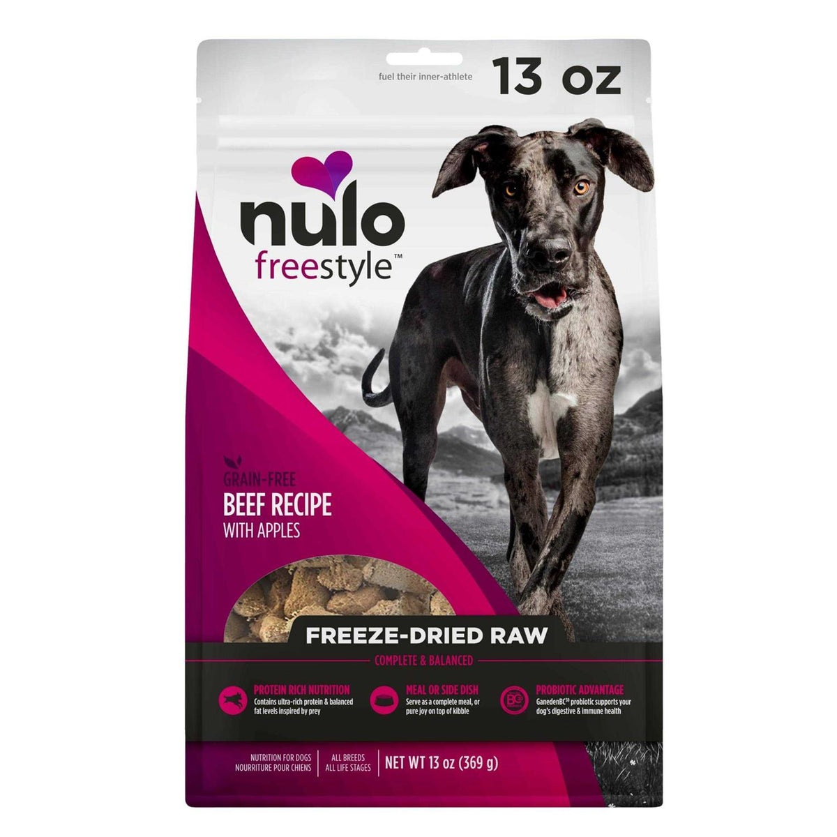 Freeze-Dried Raw Beef with Apples Dog Food A434