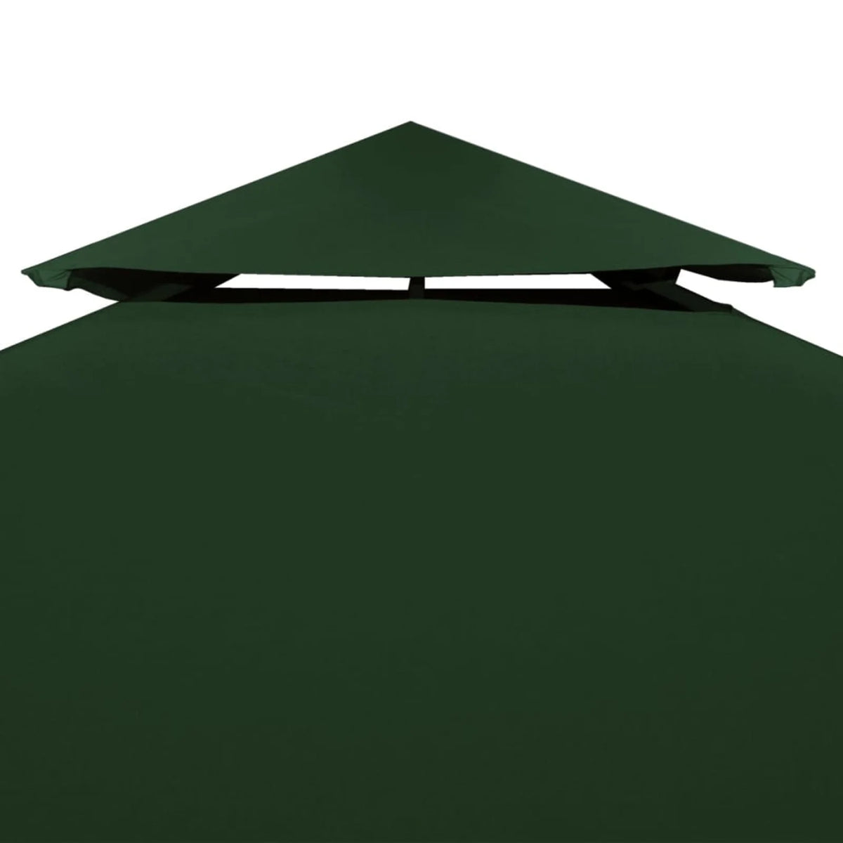 10'x10' Gazebo Replacement Canopy Top Cover with 2-Tier & 8 Grommet Green F707