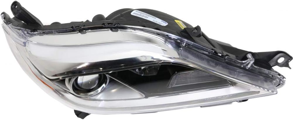 Passenger Side Halogen Headlight for Toyota Sienna 2015-2019 XLE/Limited with LED Daytime Running Light P8400