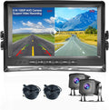 9 Inch HD 1080P Split Screen DVR Monitor Wired Rear View Camera D5055