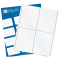 Clear Matte Inkjet Large Format Labels, 100 Sheets X73297