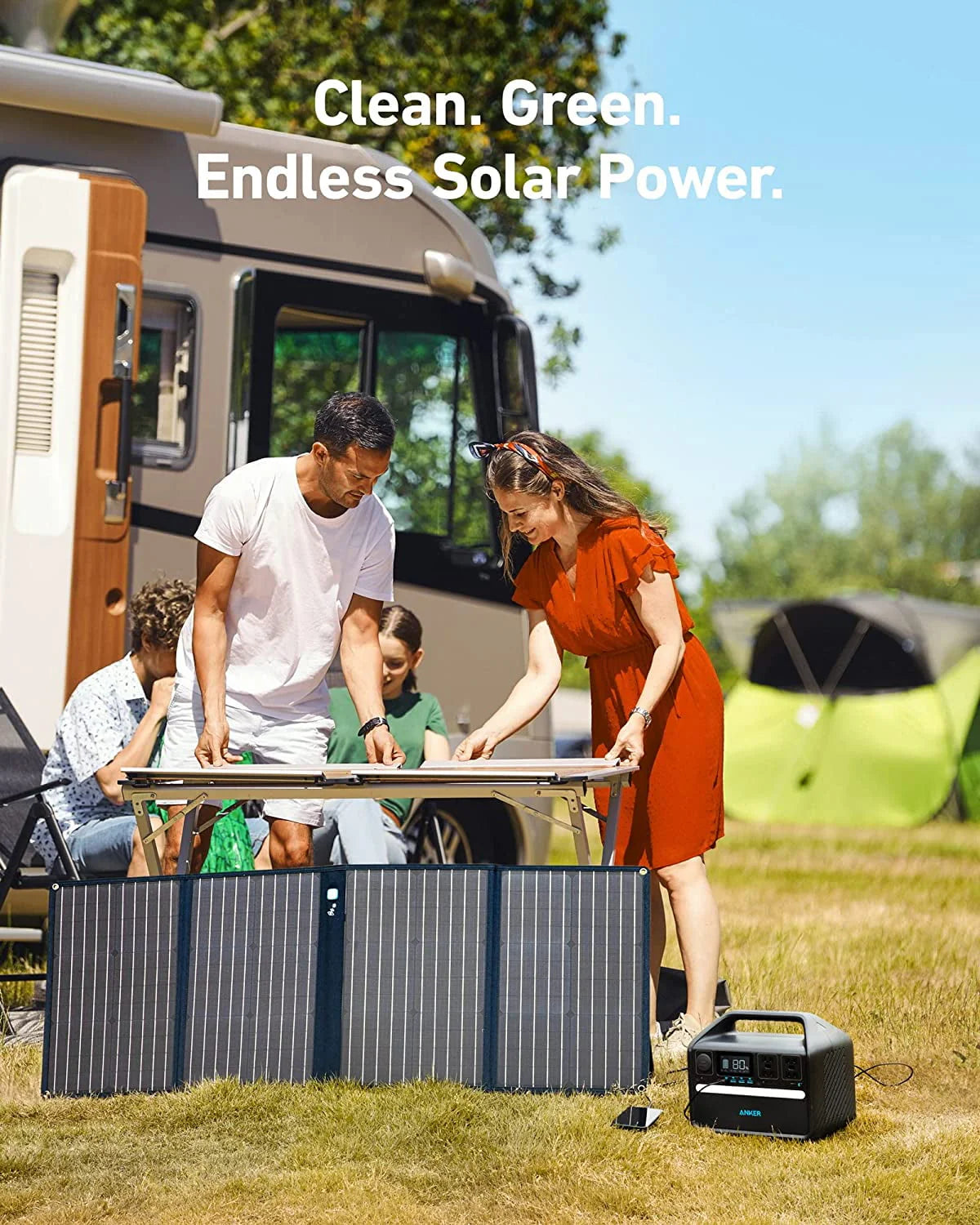 512Wh 160,000mAh LiFePO4 Solar Generator F7404